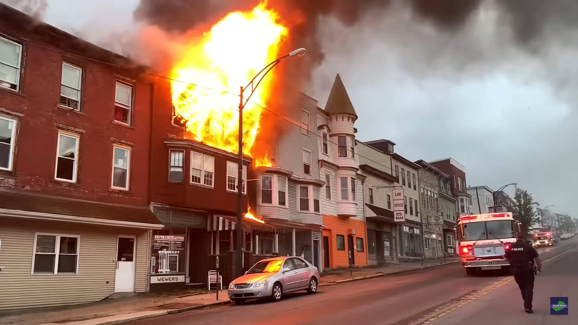 Pre-arrival video: Two-alarm fire in Pennsylvania
