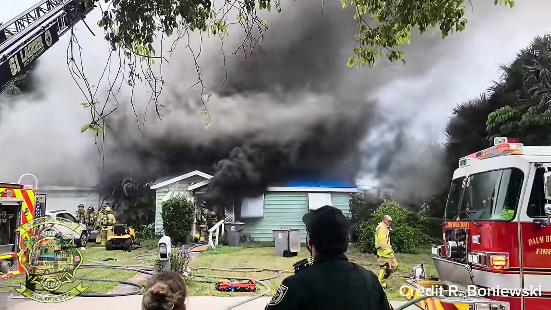 Video: Florida house fire